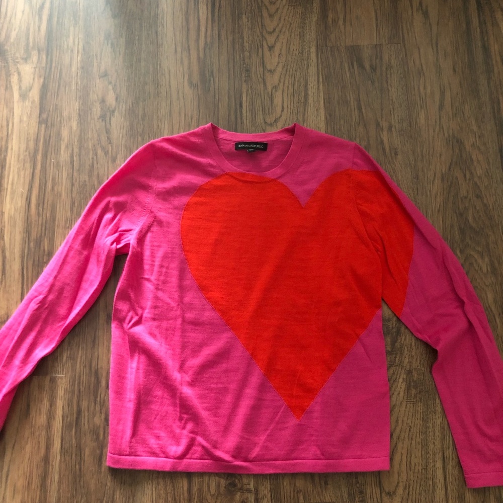 Banana Republic Heart Sweater